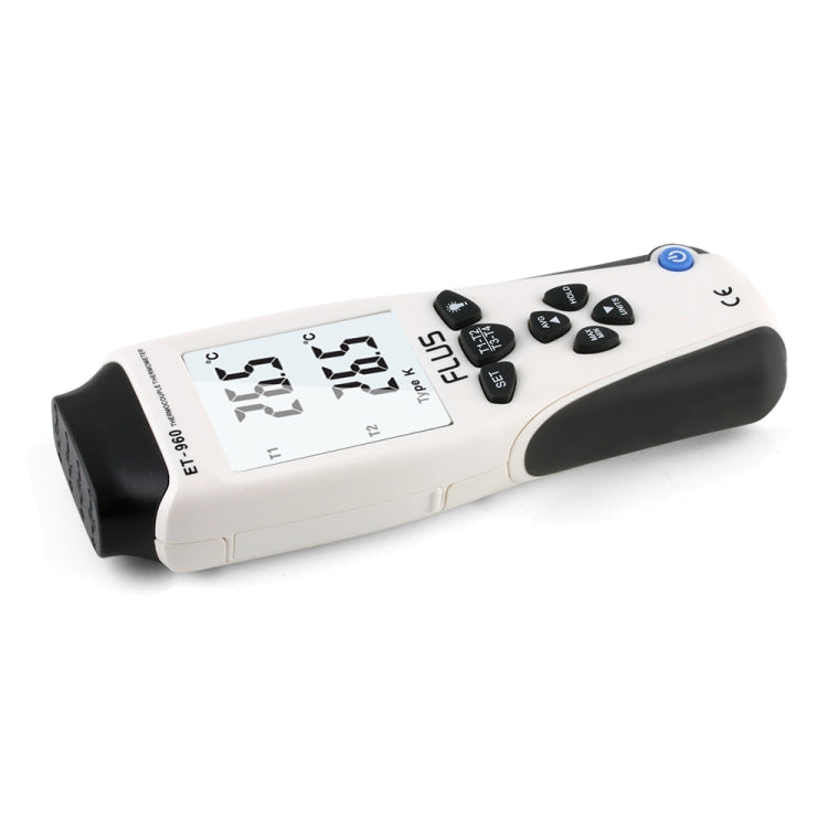 FLUS ET-960 Humidity Type K J Thermometer Handheld Portable Digital Non-contact With Thermocouple Proble Hygrometer Temperature Meter