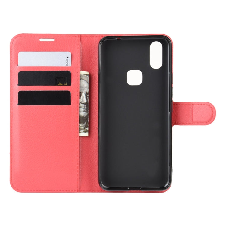For LEAGOO M13 Litchi Texture Horizontal Flip Leather Case with Wallet & Holder & Card Slots