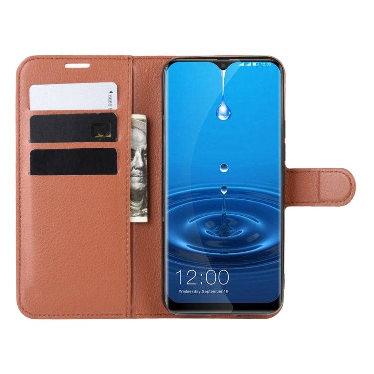 For LEAGOO M13 Litchi Texture Horizontal Flip Leather Case with Wallet & Holder & Card Slots