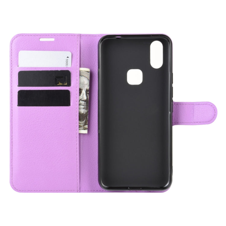 For LEAGOO M13 Litchi Texture Horizontal Flip Leather Case with Wallet & Holder & Card Slots
