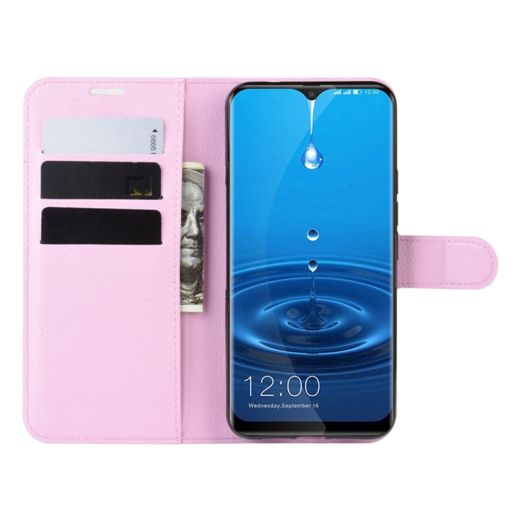 For LEAGOO M13 Litchi Texture Horizontal Flip Leather Case with Wallet & Holder & Card Slots