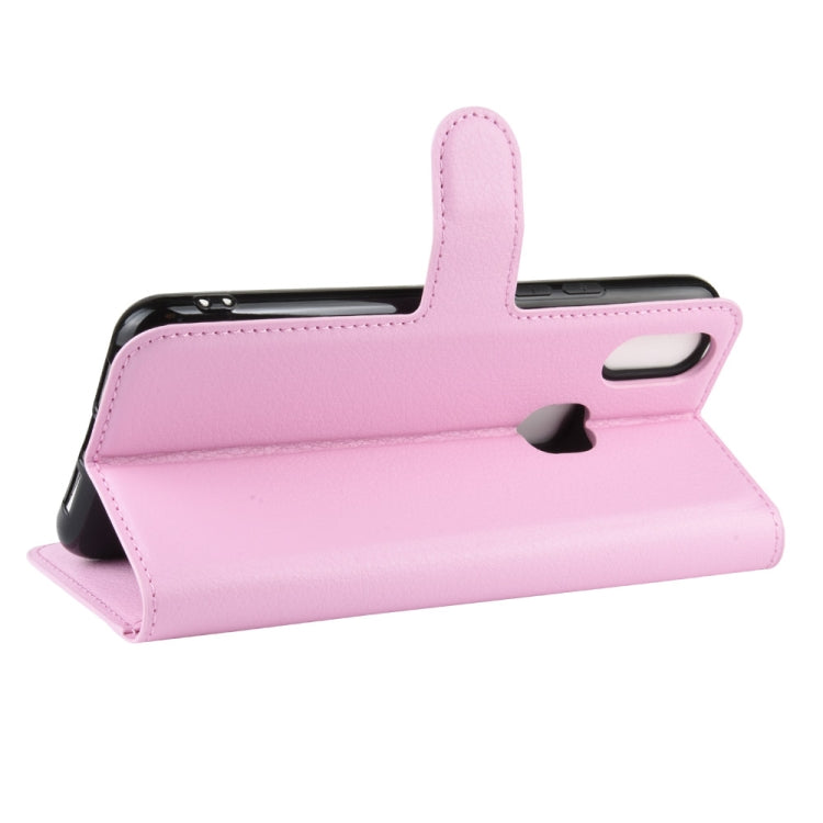 For LEAGOO M13 Litchi Texture Horizontal Flip Leather Case with Wallet & Holder & Card Slots