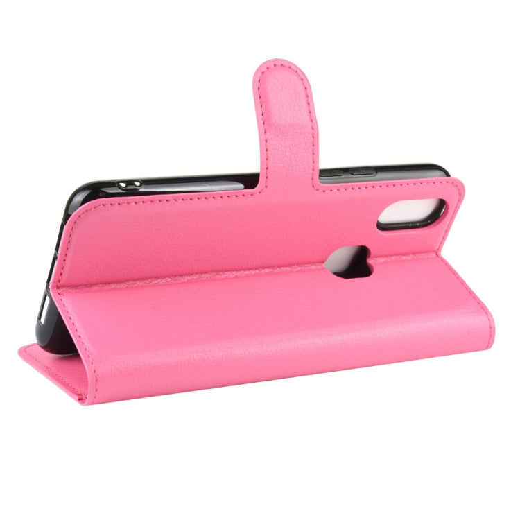 For LEAGOO M13 Litchi Texture Horizontal Flip Leather Case with Wallet & Holder & Card Slots