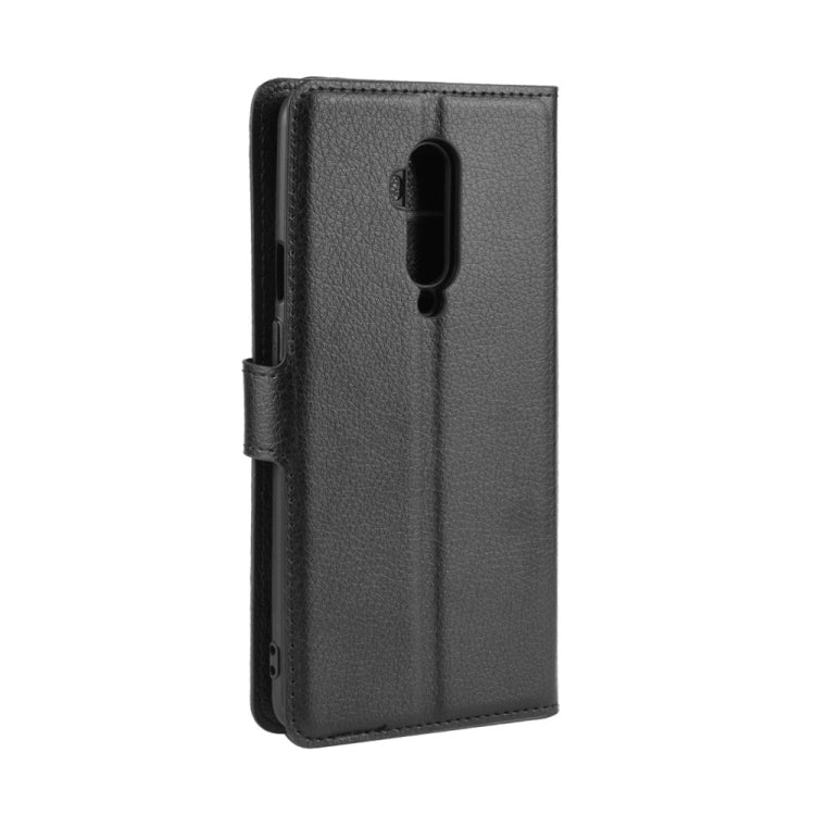 For OnePlus 7T Pro Litchi Texture Horizontal Flip Leather Case with Wallet & Holder & Card Slots