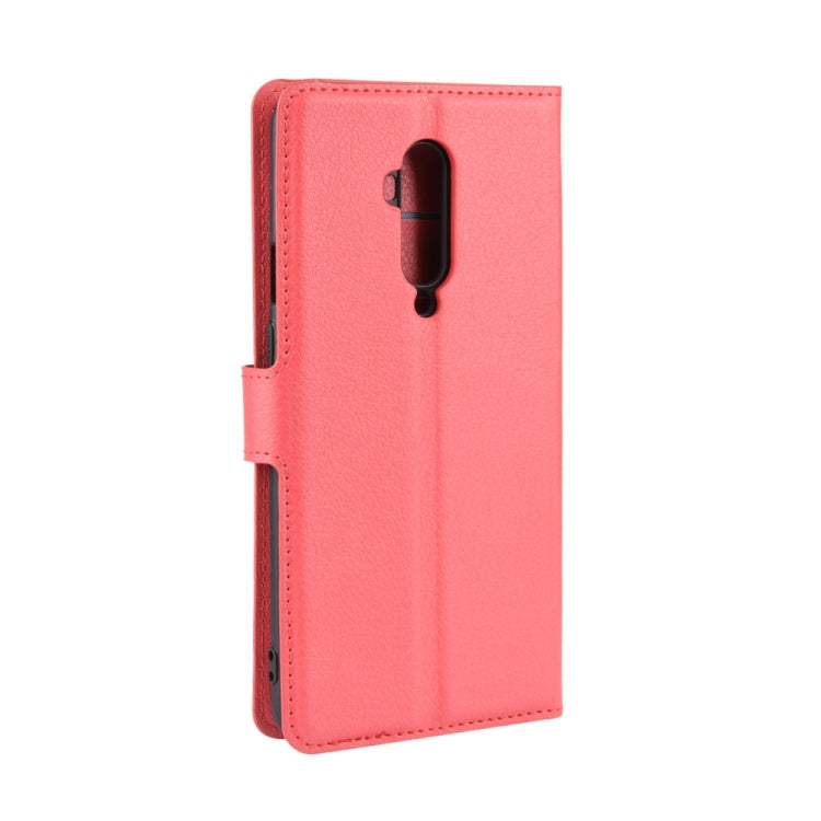 For OnePlus 7T Pro Litchi Texture Horizontal Flip Leather Case with Wallet & Holder & Card Slots