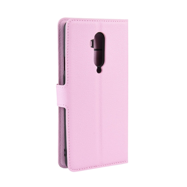 For OnePlus 7T Pro Litchi Texture Horizontal Flip Leather Case with Wallet & Holder & Card Slots