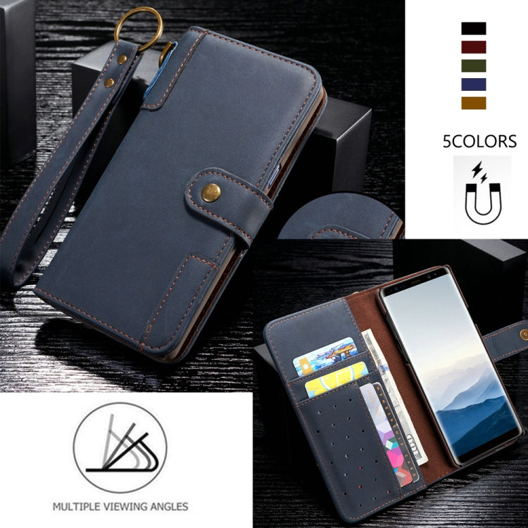 For Galaxy S7 Cowhide Texture Horizontal Flip Leather Case with Holder & Card Slots & Wallet & Lanyard