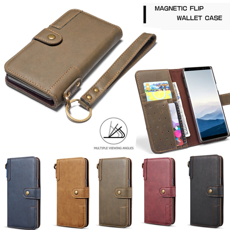 For Galaxy S7 edge Cowhide Texture Horizontal Flip Leather Case with Holder & Card Slots & Wallet & Lanyard