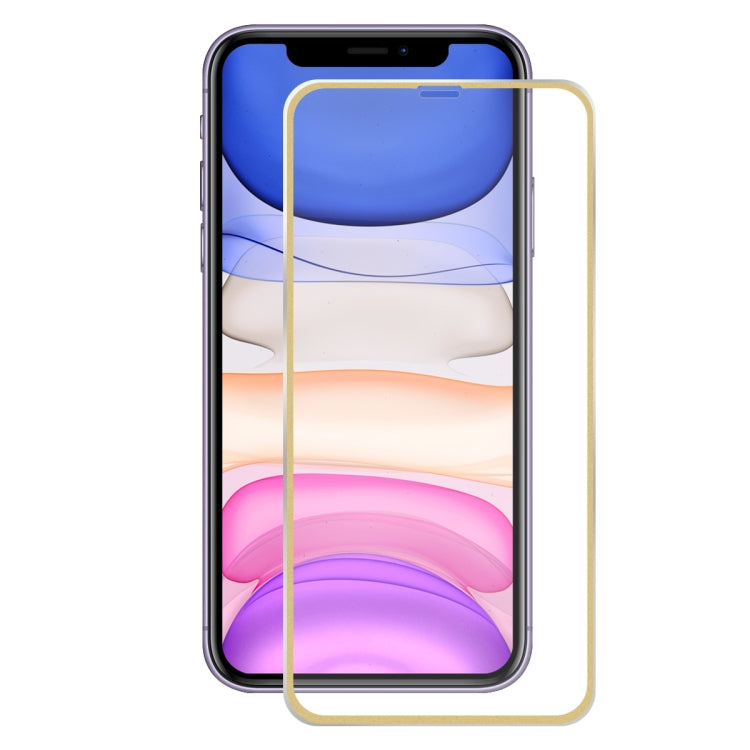 For iPhone 11 Hat-Prince 2 in 1 0.2mm 9H 3D Titanium Alloy Curved Edge Explosion-proof Tempered Glass Screen Protector + 0.2mm 9H 2.15D Round Edge Rear Camera Lens Tempered Glass Film