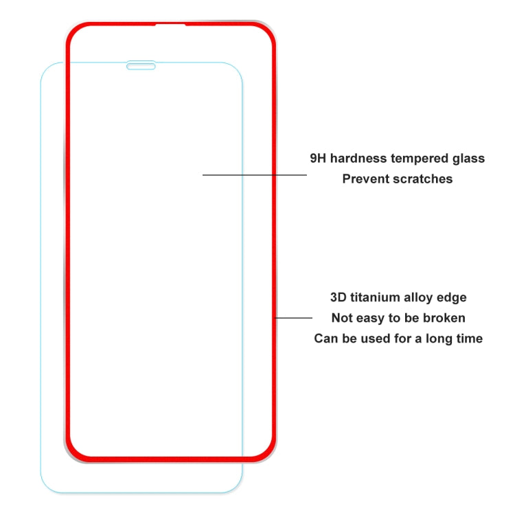 For iPhone 11 Hat-Prince 2 in 1 0.2mm 9H 3D Titanium Alloy Curved Edge Explosion-proof Tempered Glass Screen Protector + 0.2mm 9H 2.15D Round Edge Rear Camera Lens Tempered Glass Film