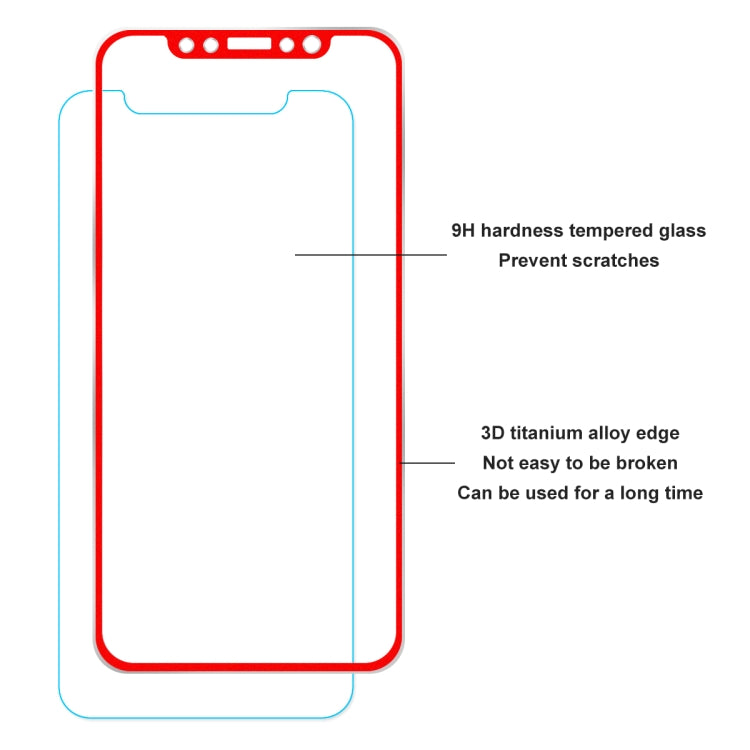 For iPhone 11 Pro Hat-Prince 2 in 1 0.2mm 9H 3D Titanium Alloy Curved Edge Explosion-proof Tempered Glass Screen Protector + 0.2mm 9H 2.15D Round Edge Rear Camera Lens Tempered Glass Film