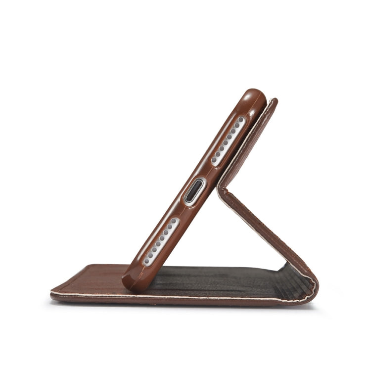 For iPhone 6 Plus Double-sided Absorption Splicing Horizontal Flip Leather Case with Holder & Card Slots & Lanyard