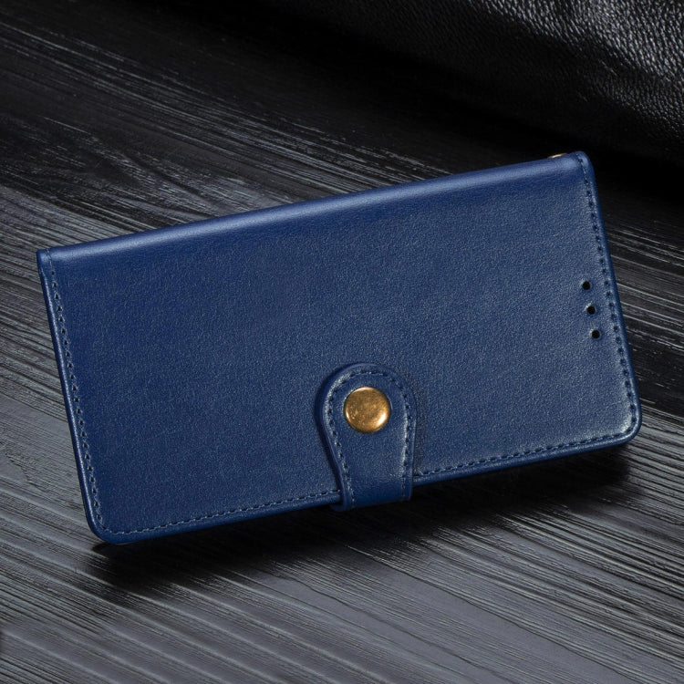 For Xiaomi Redmi 8A  Retro Solid Color Leather Buckle Mobile Phone Protection Leather Case with Photo Frame & Card Slot & Wallet & Bracket Function