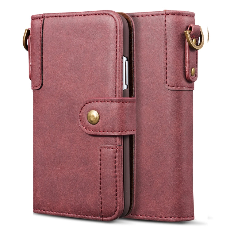 For iPhone XR Cowhide Texture Horizontal Flip Leather Case with Holder & Card Slots & Wallet & Lanyard