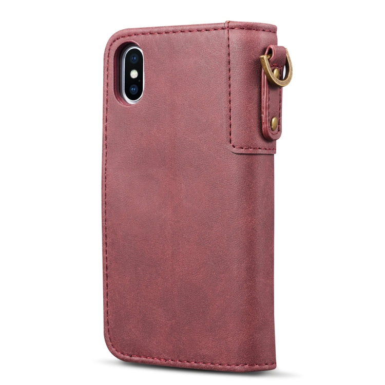 For iPhone XR Cowhide Texture Horizontal Flip Leather Case with Holder & Card Slots & Wallet & Lanyard