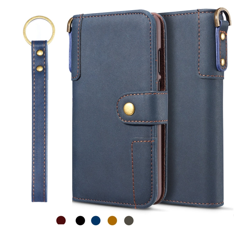 For Huawei Nova 3e Cowhide Texture Horizontal Flip Leather Case with Holder & Card Slots & Wallet & Lanyard