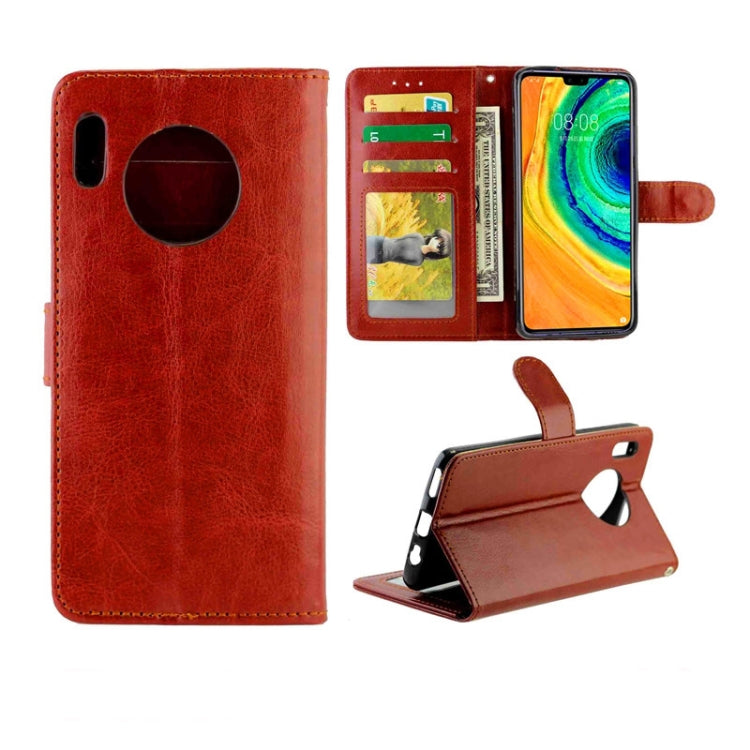 For Huawei Mate 30 Crazy Horse Texture Horizontal Flip Leather Case with Holder & Card Slots & Wallet & Photo Frame