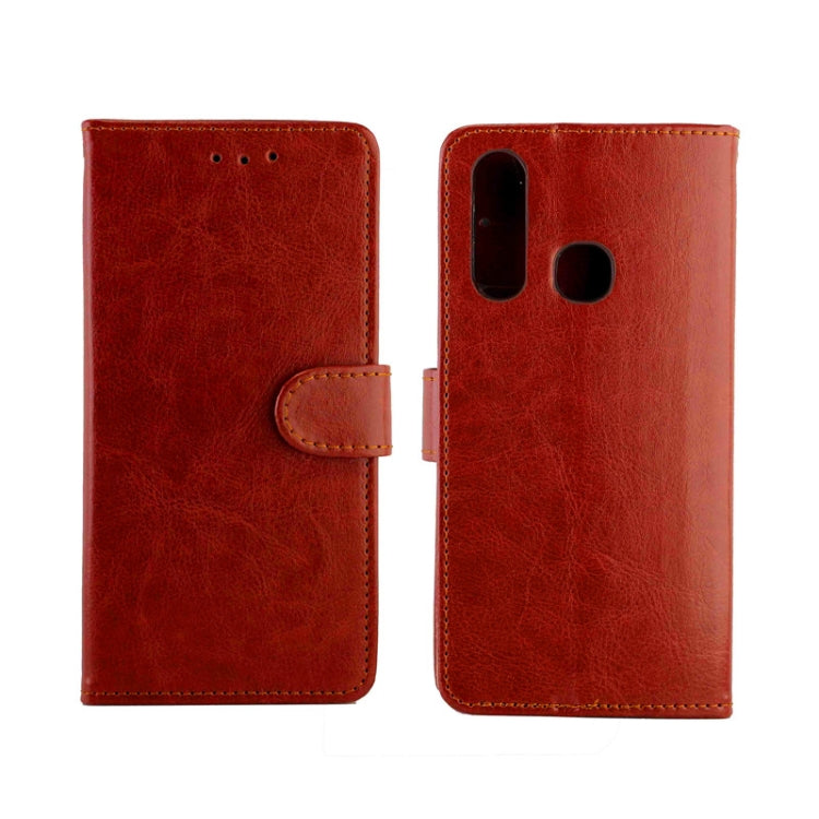 For Vivo Z1 Pro Crazy Horse Texture Horizontal Flip Leather Case with Holder & Card Slots & Wallet & Photo Frame