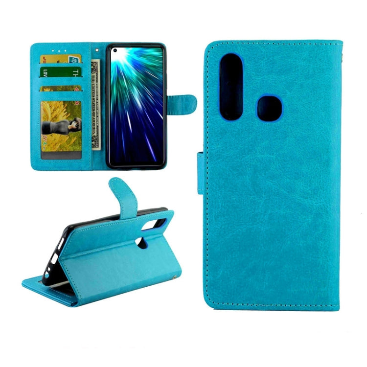 For Vivo Z1 Pro Crazy Horse Texture Horizontal Flip Leather Case with Holder & Card Slots & Wallet & Photo Frame
