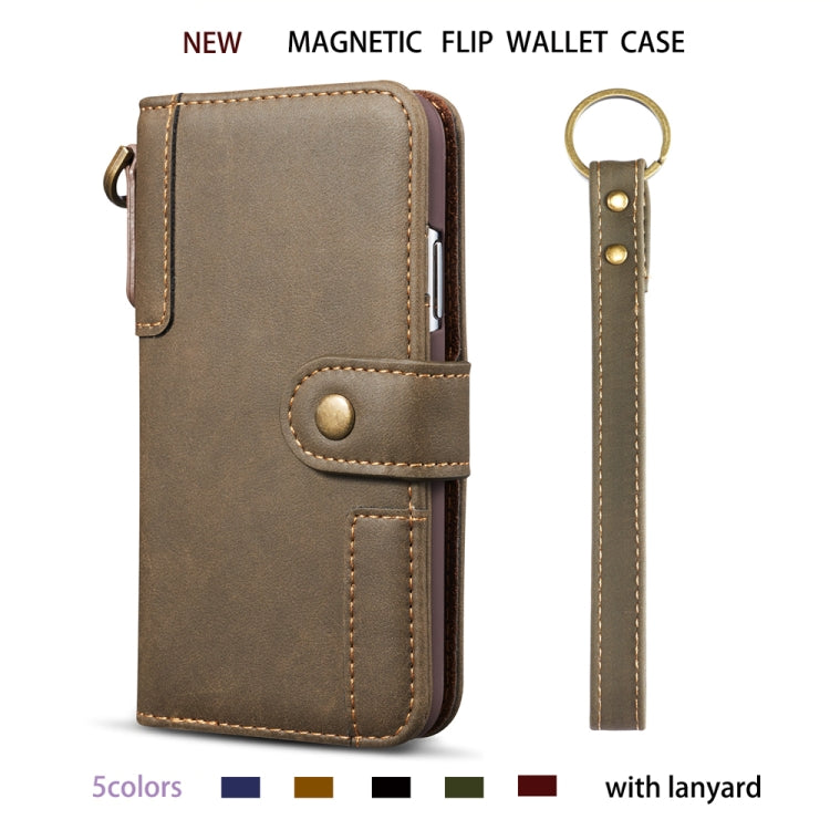 For iPhone XS Max Cowhide Texture Horizontal Flip Leather Case with Holder & Card Slots & Wallet & Lanyard