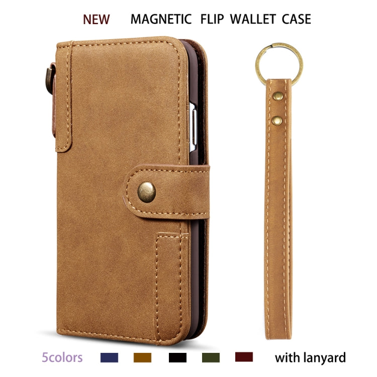 For iPhone XS Max Cowhide Texture Horizontal Flip Leather Case with Holder & Card Slots & Wallet & Lanyard