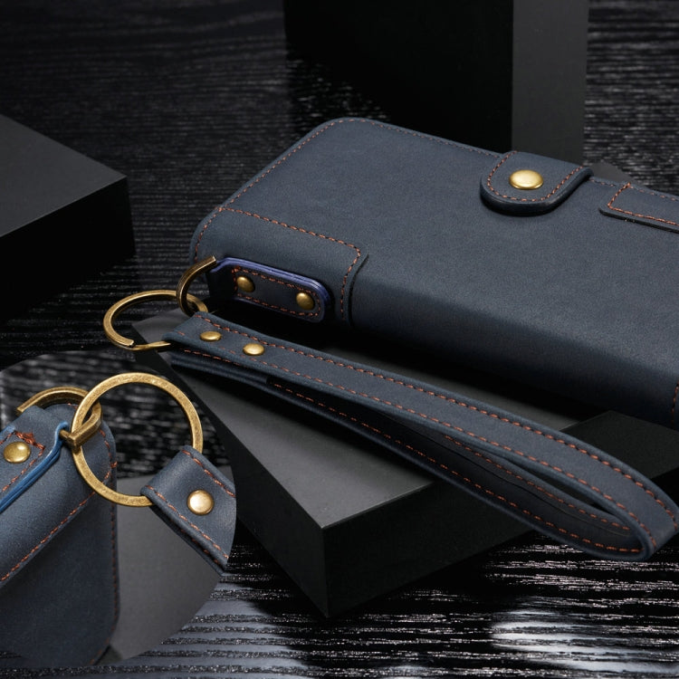 For iPhone XS Max Cowhide Texture Horizontal Flip Leather Case with Holder & Card Slots & Wallet & Lanyard