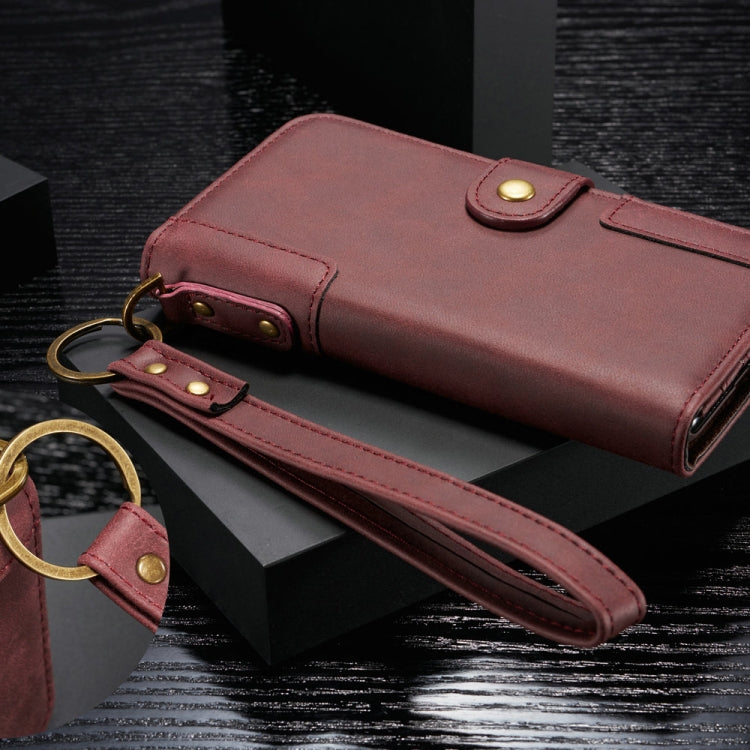 For iPhone XS Max Cowhide Texture Horizontal Flip Leather Case with Holder & Card Slots & Wallet & Lanyard