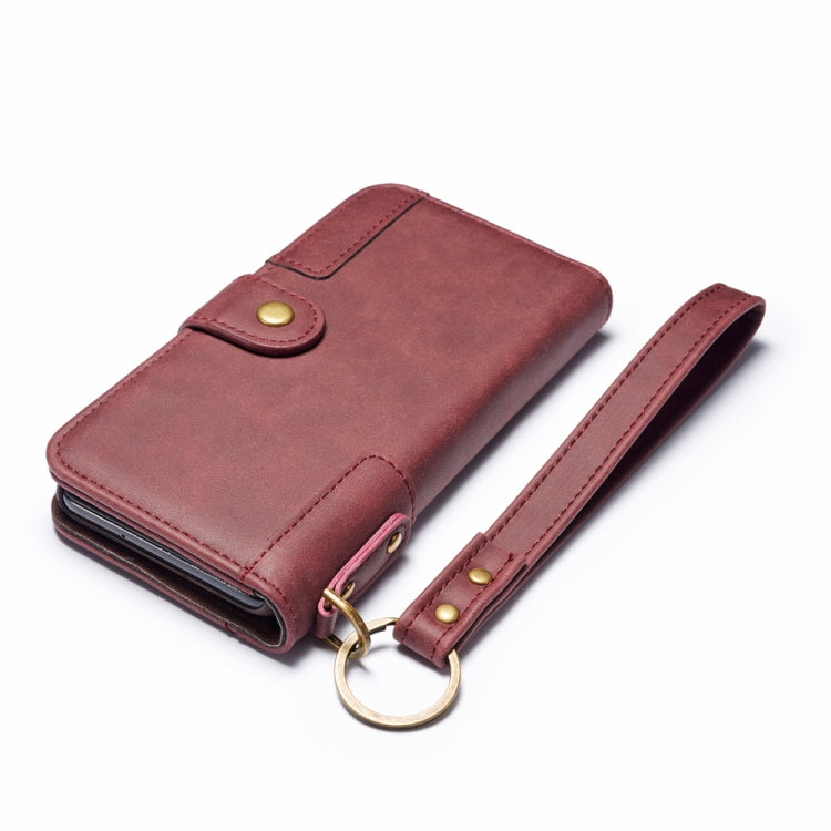 For iPhone XS Max Cowhide Texture Horizontal Flip Leather Case with Holder & Card Slots & Wallet & Lanyard