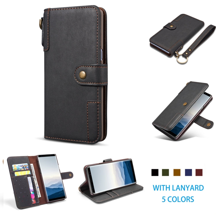 For Galaxy S10e  Cowhide Texture Horizontal Flip Leather Case with Holder & Card Slots & Wallet & Lanyard