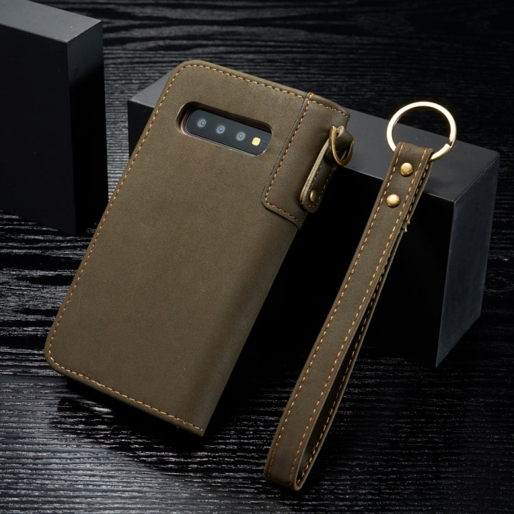 For Galaxy S10e  Cowhide Texture Horizontal Flip Leather Case with Holder & Card Slots & Wallet & Lanyard