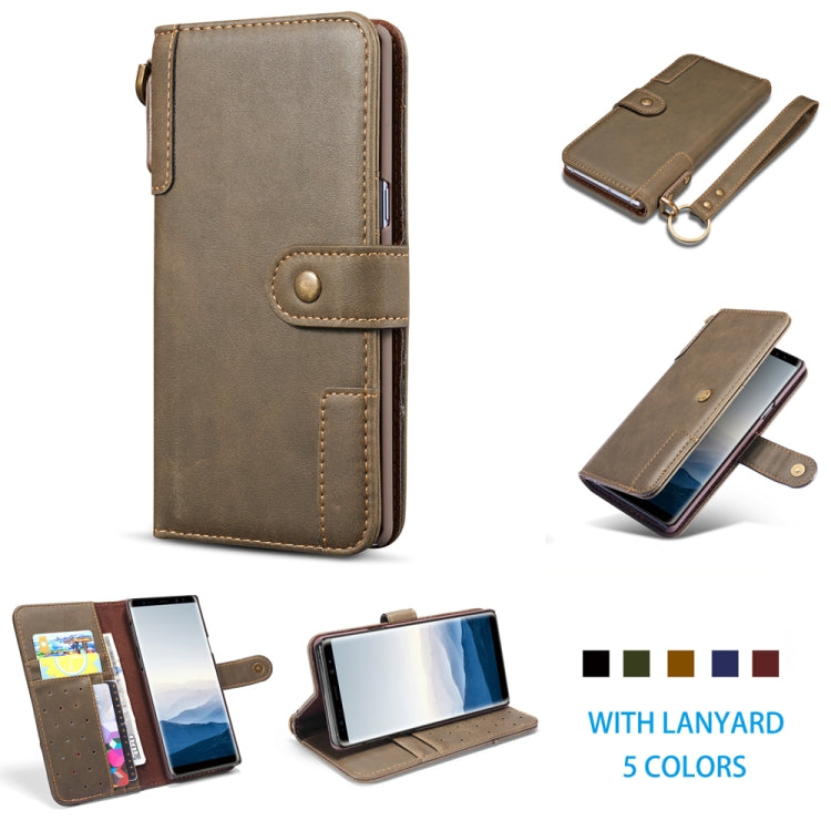 For Galaxy S10e  Cowhide Texture Horizontal Flip Leather Case with Holder & Card Slots & Wallet & Lanyard