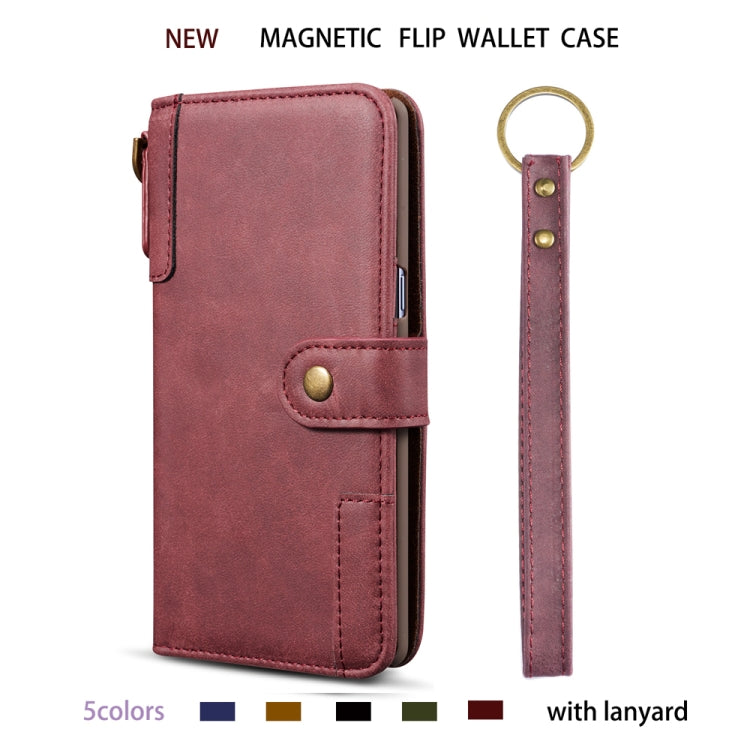 For Galaxy S10e  Cowhide Texture Horizontal Flip Leather Case with Holder & Card Slots & Wallet & Lanyard