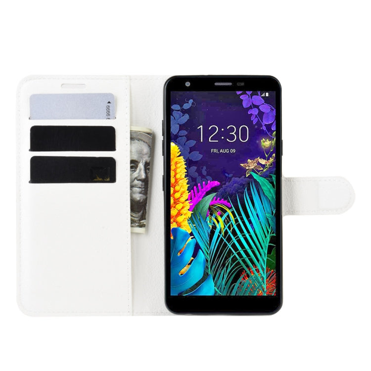 For LG K30 2019/X2 2019 Litchi Texture Horizontal Flip Leather Case with Wallet & Holder & Card Slots