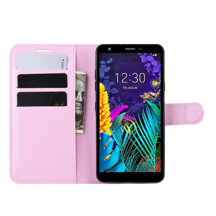 For LG K30 2019/X2 2019 Litchi Texture Horizontal Flip Leather Case with Wallet & Holder & Card Slots