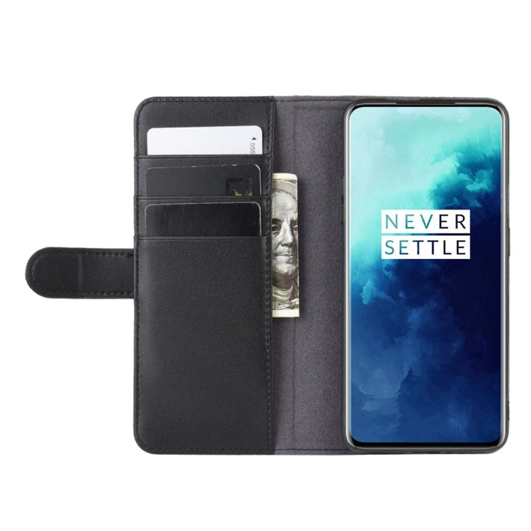 For OnePlus 7T Pro Horizontal Flip Leather Case with Card Slots & Holder & Wallet