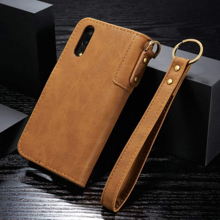 For Huawei P20 Cowhide Texture Horizontal Flip Leather Case with Holder & Card Slots & Wallet & Lanyard