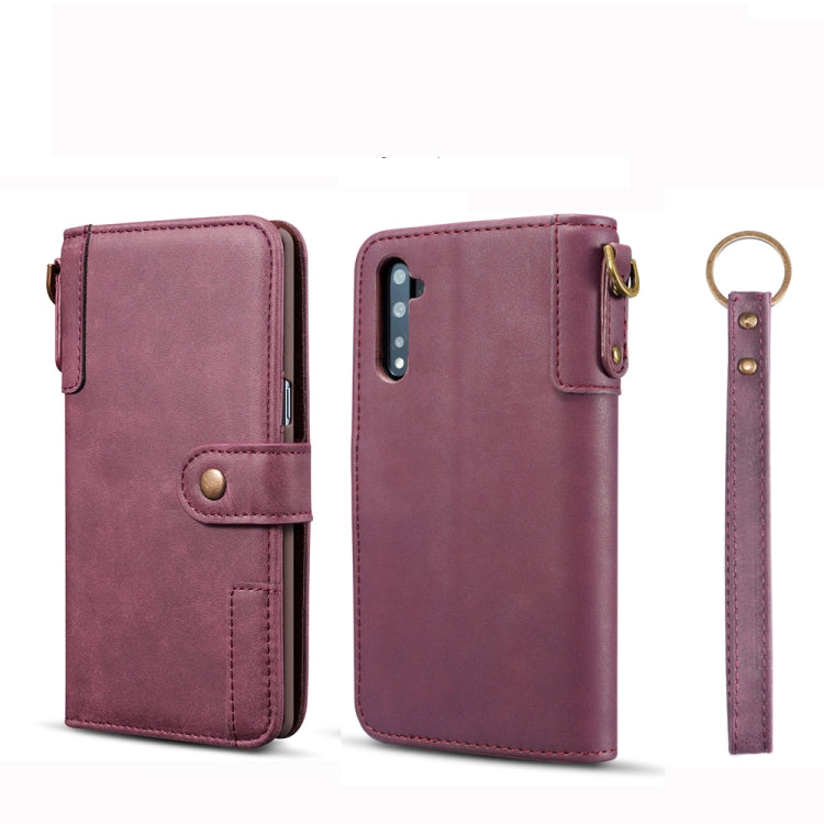 For Galaxy Note10 Cowhide Texture Horizontal Flip Leather Case with Holder & Card Slots & Wallet & Lanyard