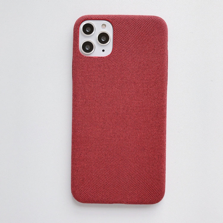 For iPhone 11 Fabric Style TPU Protective Shell