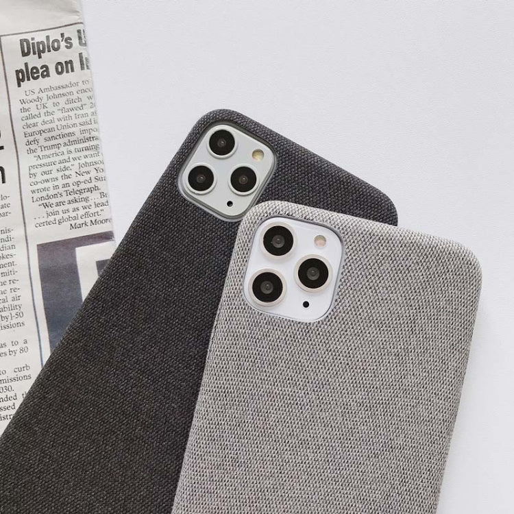 For iPhone 11 Fabric Style TPU Protective Shell