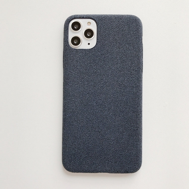 For iPhone 11 Pro Fabric Style TPU Protective Shell