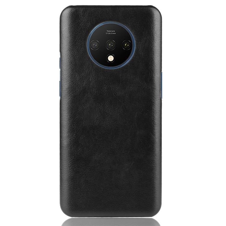 For OnePlus 7T Shockproof Litchi Texture PC + PU Case