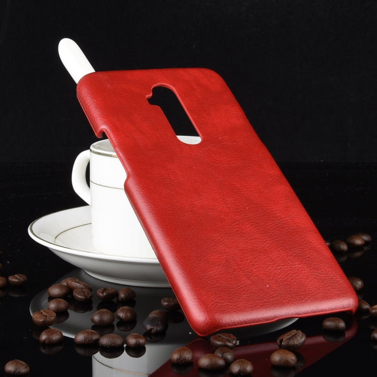 For OnePlus 7T Pro Shockproof Litchi Texture PC + PU Case