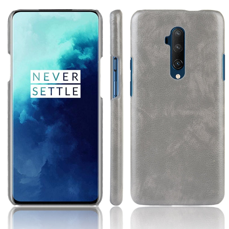 For OnePlus 7T Pro Shockproof Litchi Texture PC + PU Case