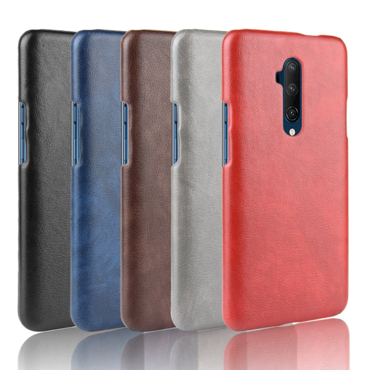 For OnePlus 7T Pro Shockproof Litchi Texture PC + PU Case