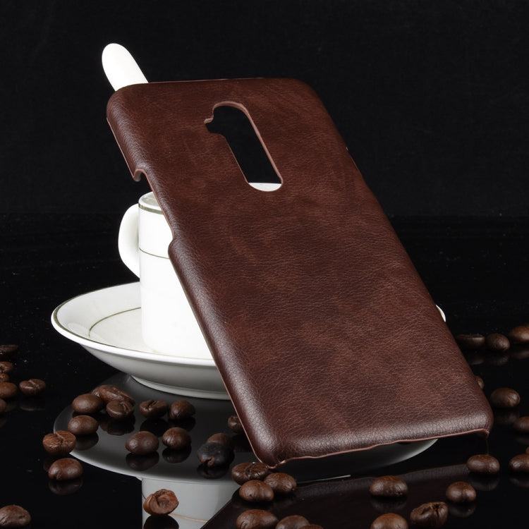 For OnePlus 7T Pro Shockproof Litchi Texture PC + PU Case