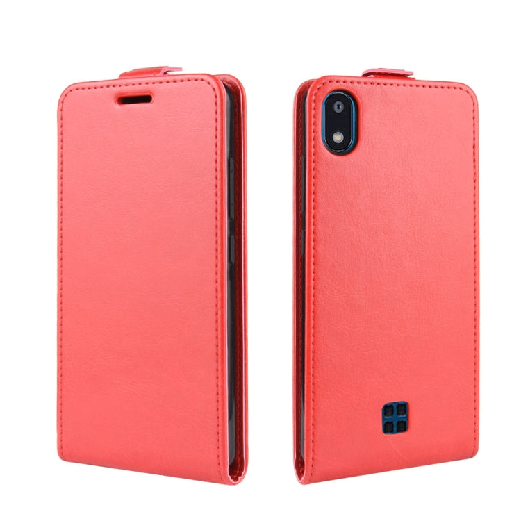 For LG K20 (2019) Crazy Horse Vertical Flip Leather Protective Case
