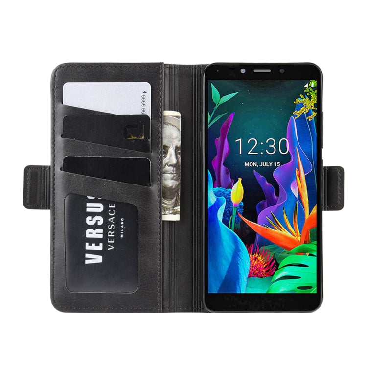 For LG K20 (2019) Wallet Stand Leather Cell Phone Case with Wallet & Holder & Card Slots