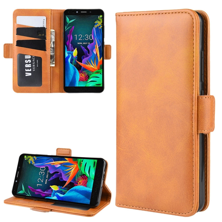 For LG K20 (2019) Wallet Stand Leather Cell Phone Case with Wallet & Holder & Card Slots