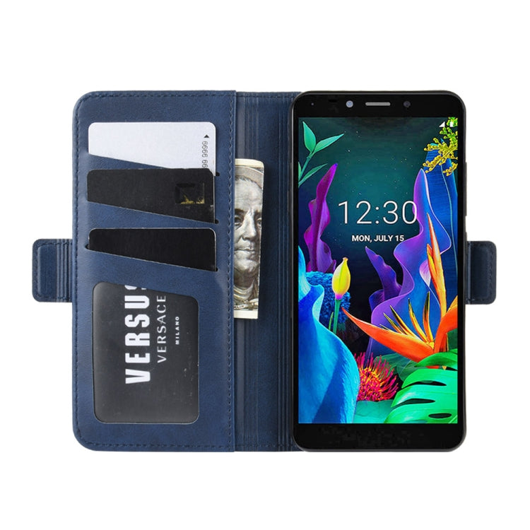 For LG K20 (2019) Wallet Stand Leather Cell Phone Case with Wallet & Holder & Card Slots
