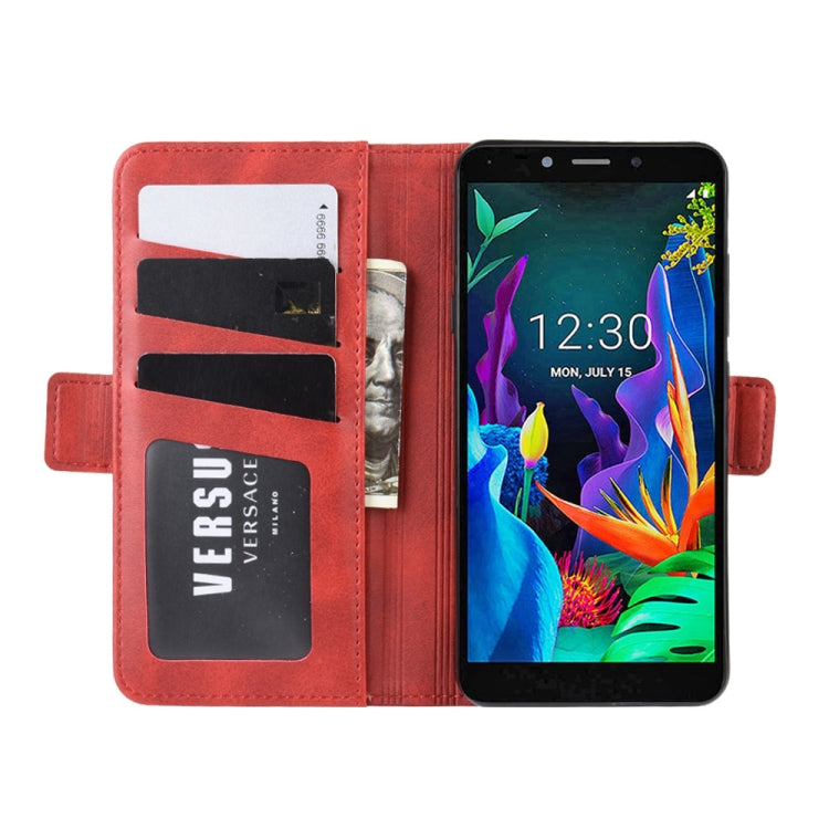 For LG K20 (2019) Wallet Stand Leather Cell Phone Case with Wallet & Holder & Card Slots